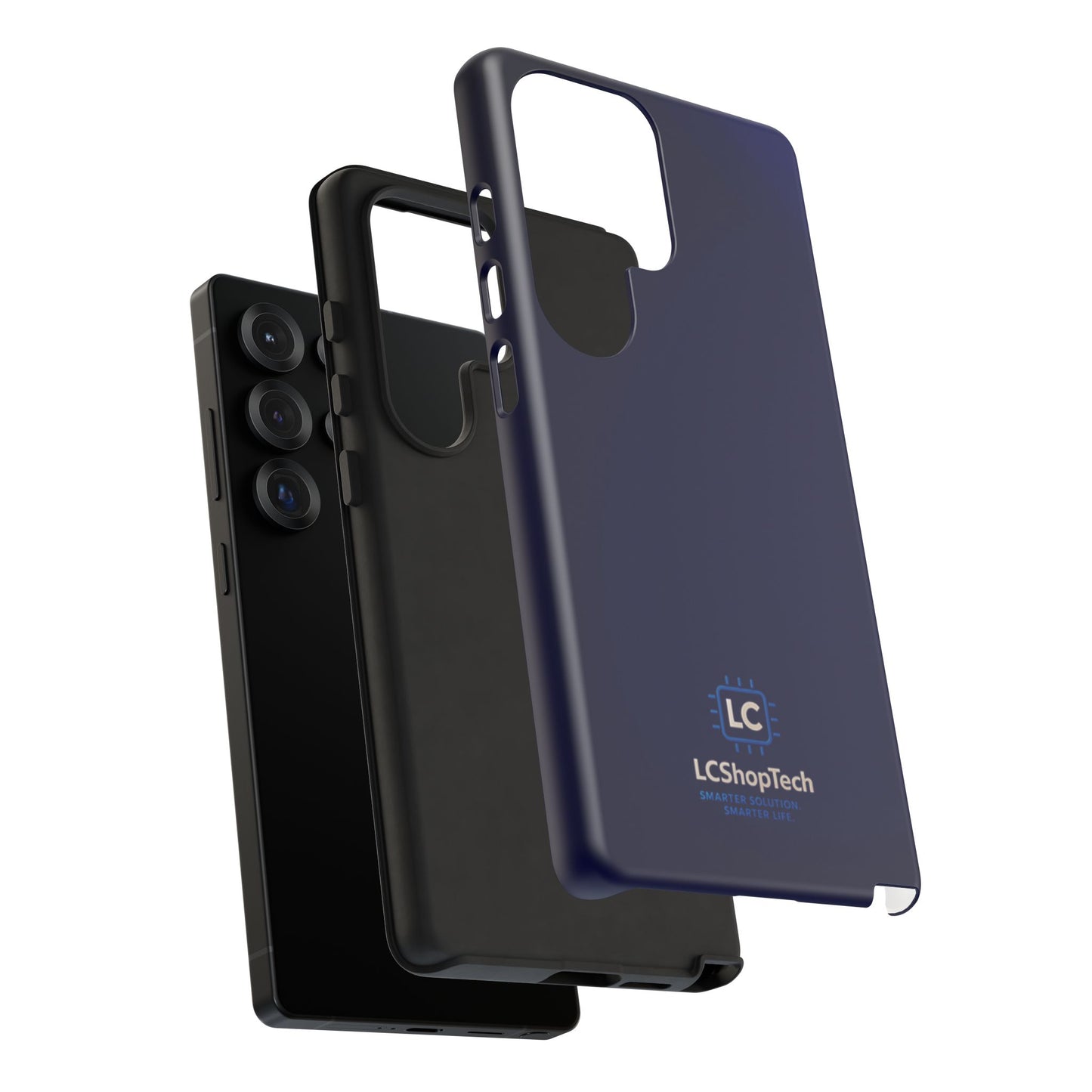 LCShopTech | Custodia Rinforzata Blu Navy — Cover Protettiva Slim
