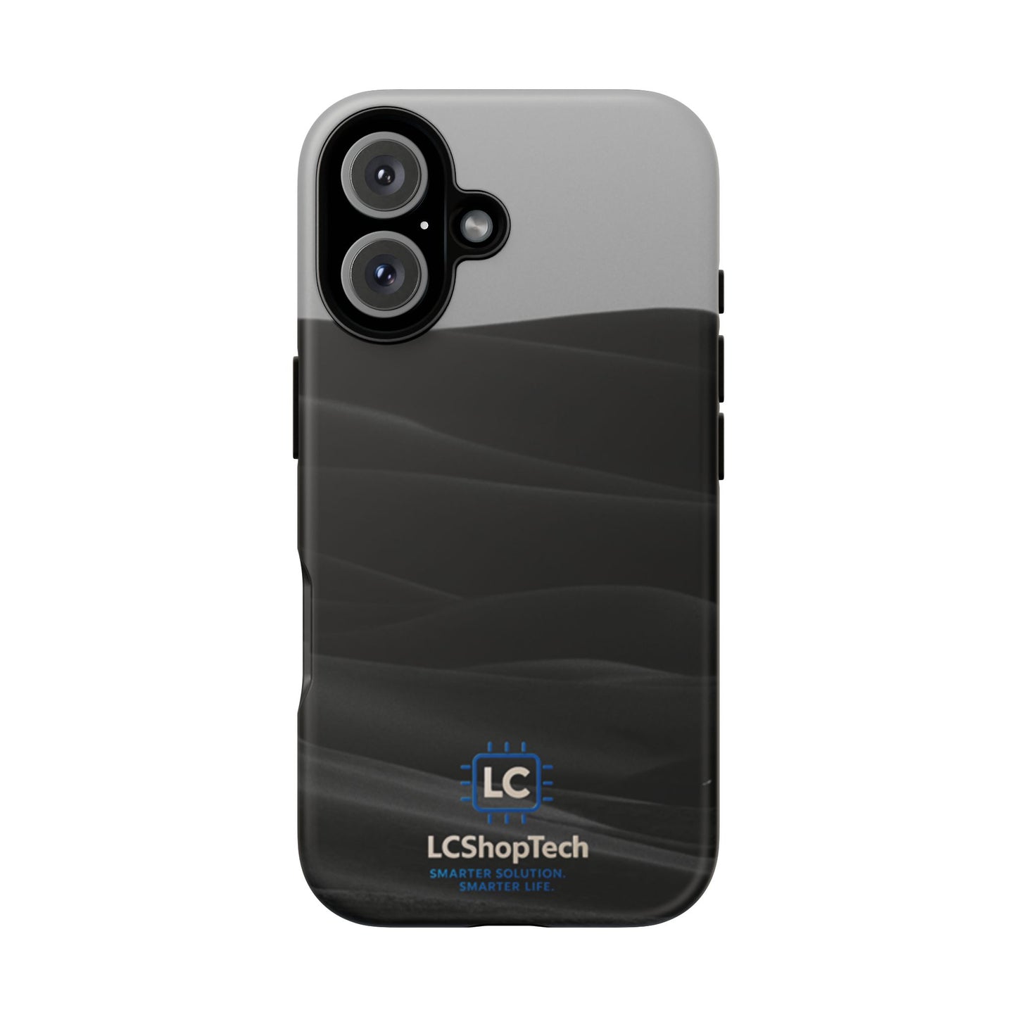 LCShopTech | Custodia Dune Nera — Cover Rinforzata Slim per iPhone