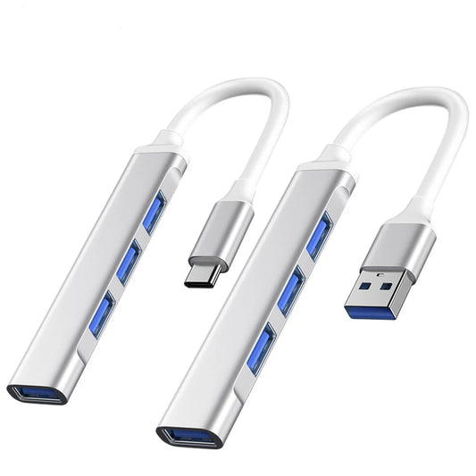 LCShopTech | USB-C HUB 3.0 4 Porte – Adattatore Multiporta OTG