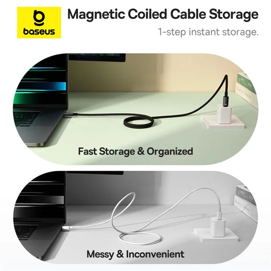 100W Magnetic USB-C Cable