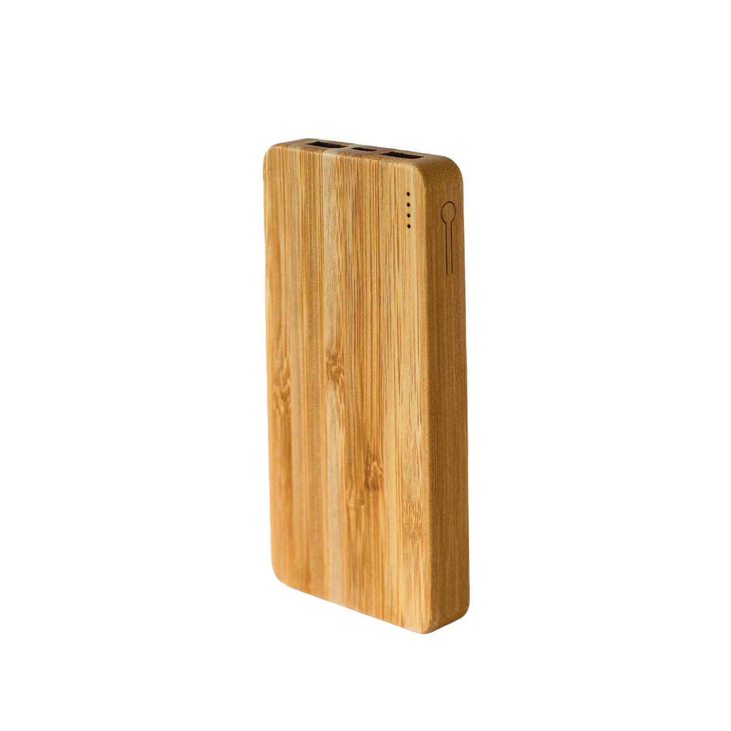 Power Bank compatto in bambù - Caricatore portatile per telefono
