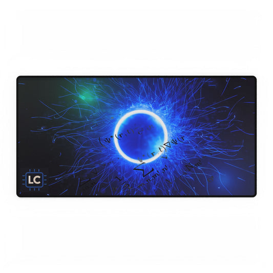 LCShopTech | Tappetino Gaming Plasma Blu — Desk Mat Antiscivolo