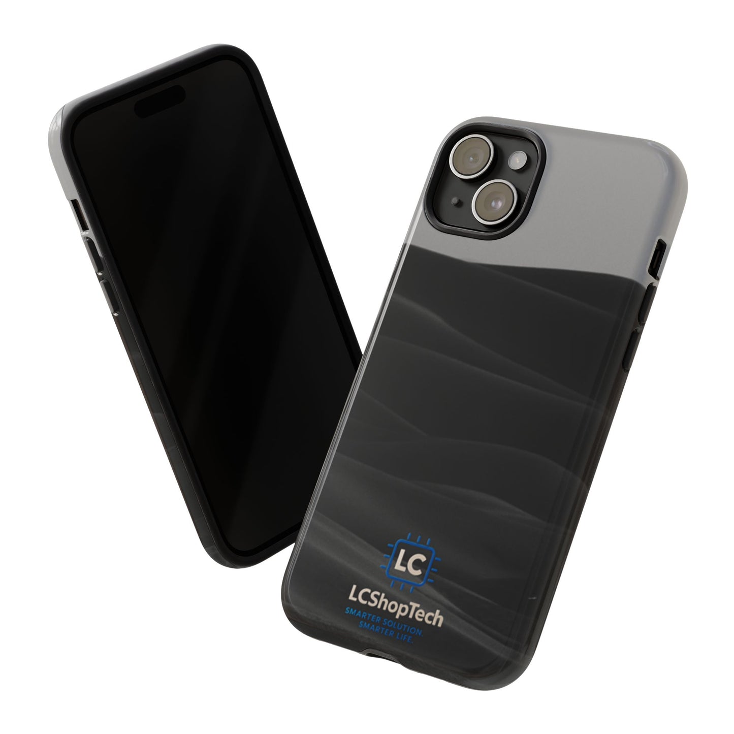 LCShopTech | Custodia Dune Nera — Cover Rinforzata Slim per iPhone