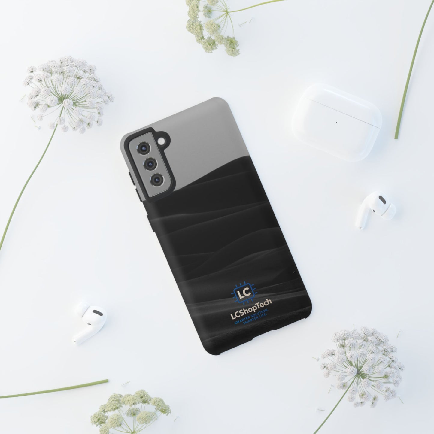 LCShopTech | Custodia Dune Nera — Cover Rinforzata Slim per iPhone