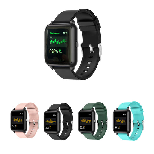 OXITEMP Smartwatch con Ossimetro in Tempo Reale, Termometro e Monitor del Battito Cardiaco