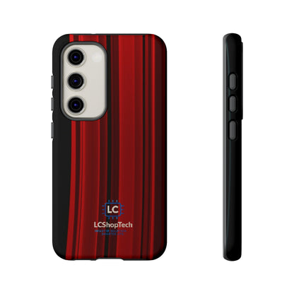 LCShopTech | Custodia Rinforzata Strisce Rosse — Cover Protettiva Slim