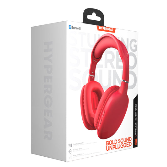 Cuffie Bluetooth Wireless HyperGear VIBE con batteria a lunga durata