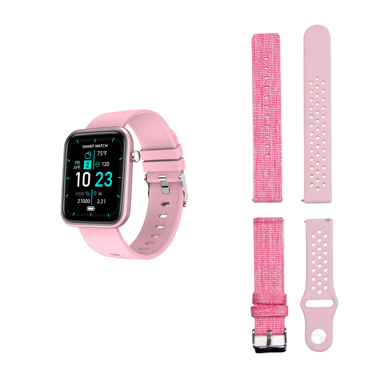 Smartwatch Avanzato con Tre Cinturini e Monitoraggio Benessere + Attività