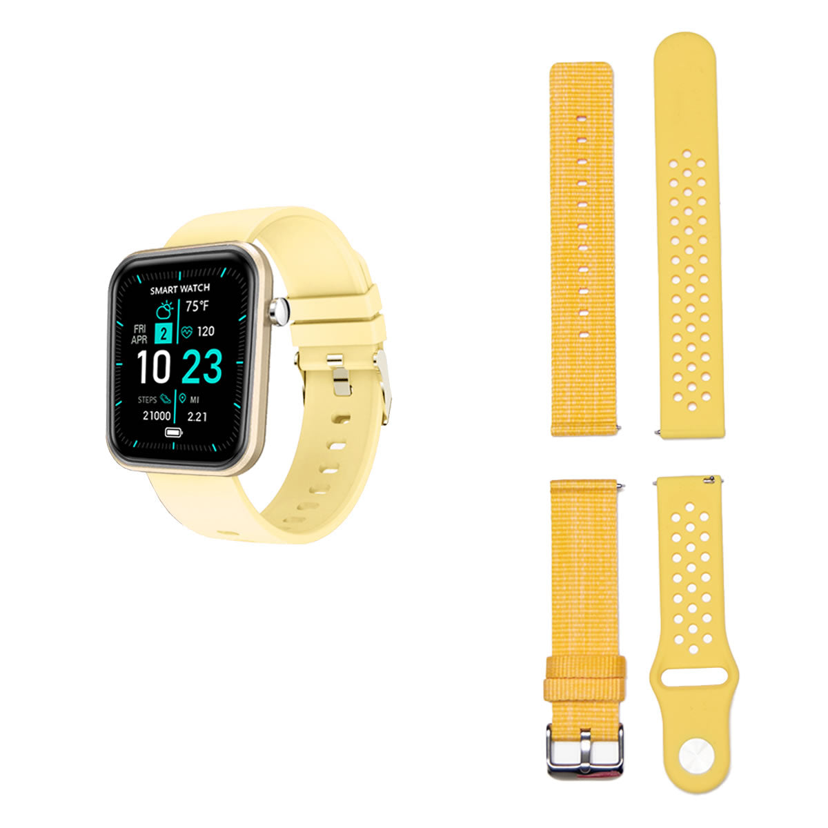 Smartwatch Avanzato con Tre Cinturini e Monitoraggio Benessere + Attività
