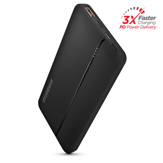 Power Bank Hypergear 10000mAh 20W PD + USB – Nero (Modello 15457-HYP)