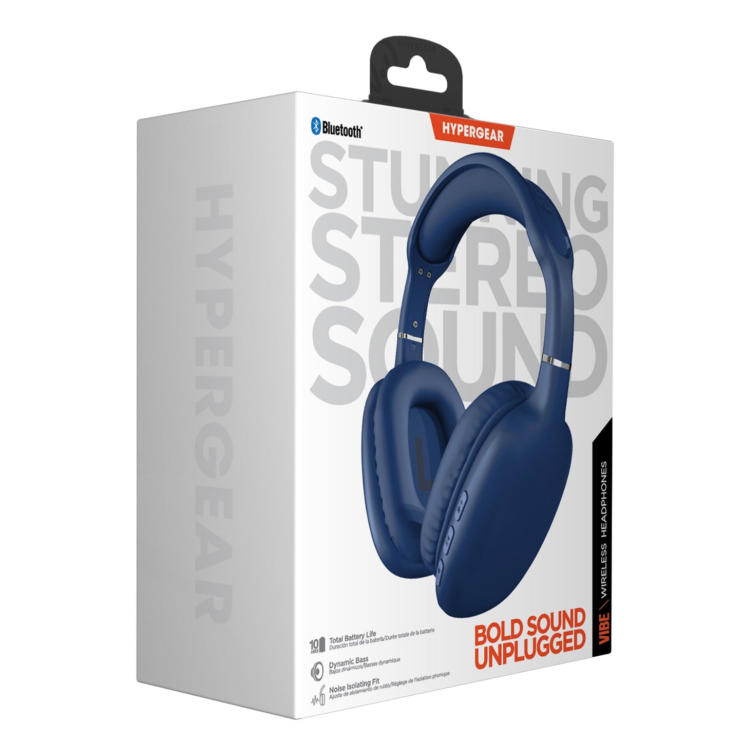 Cuffie Bluetooth Wireless HyperGear VIBE con batteria a lunga durata
