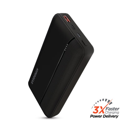 Power Bank Hypergear 20000mAh 20W PD + USB – Nero (Modello 15458-HYP)
