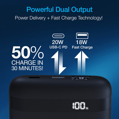 Naztech PowerBolt PD Wireless Power Bank con ingresso MFi (modello 15509-HYP)