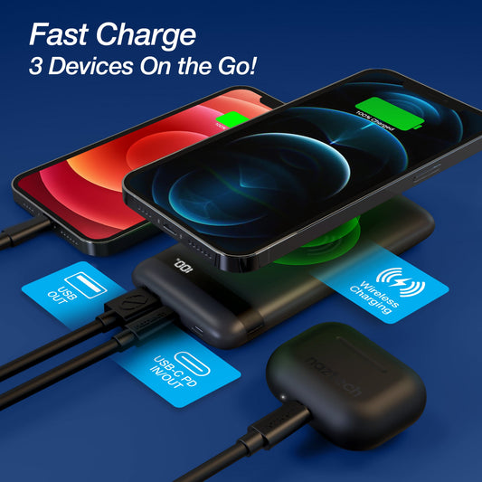 Naztech PowerBolt PD Wireless Power Bank con ingresso MFi (modello 15509-HYP)