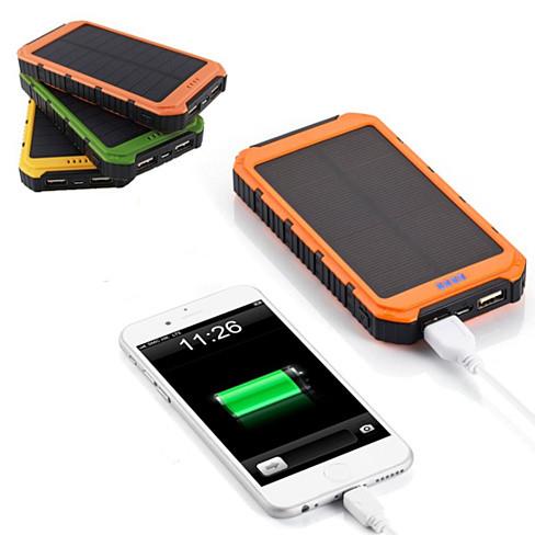 Caricabatterie Solare Portatile con Roaming per Telefono o Tablet