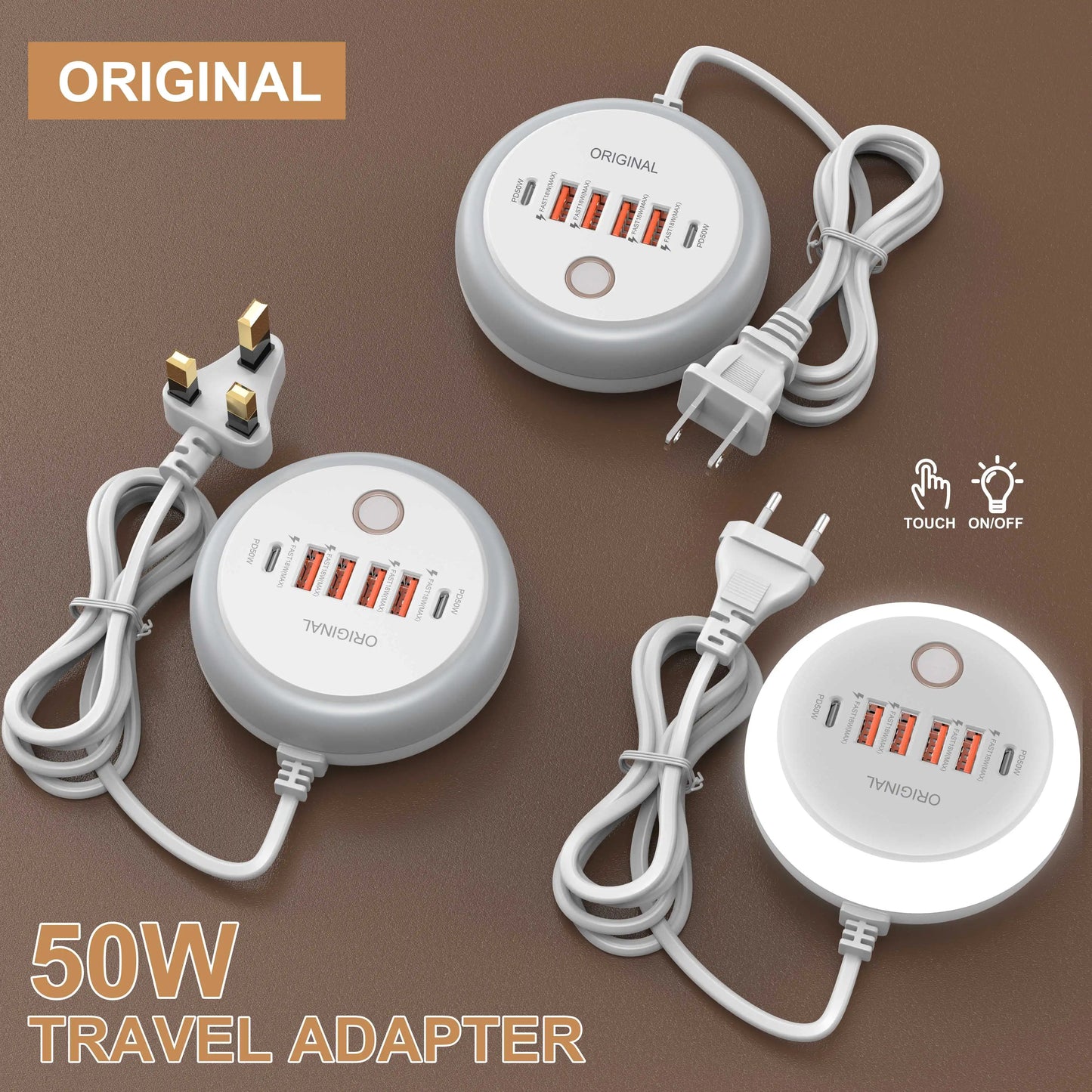 Caricatore USB 50W Multiporta