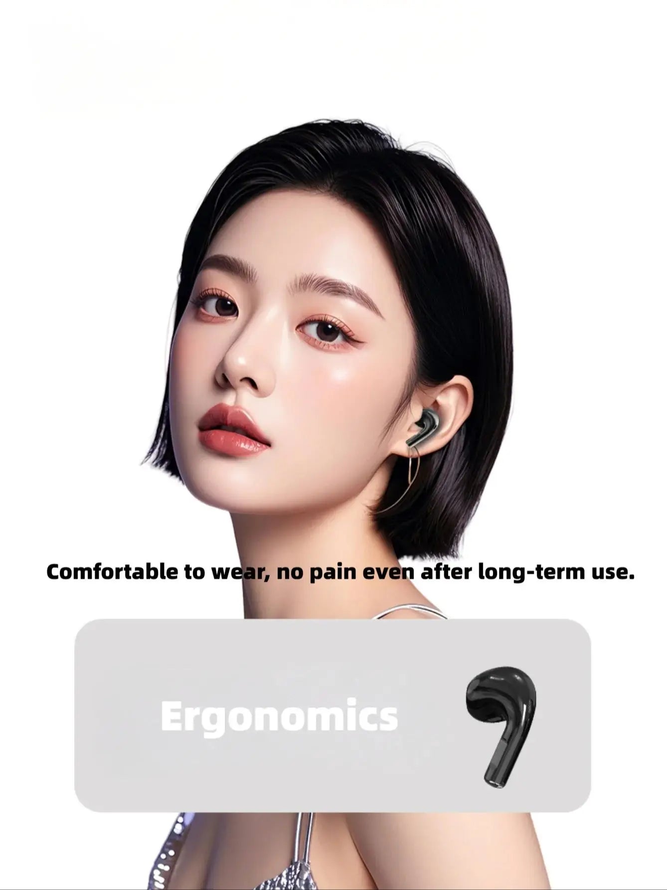 Wireless earphone, Wireless Headphone, Headphone, Earbuds, Wireless Bluetooth Headset, Stereo Noise Reduction, Bluetooth 5.30, H