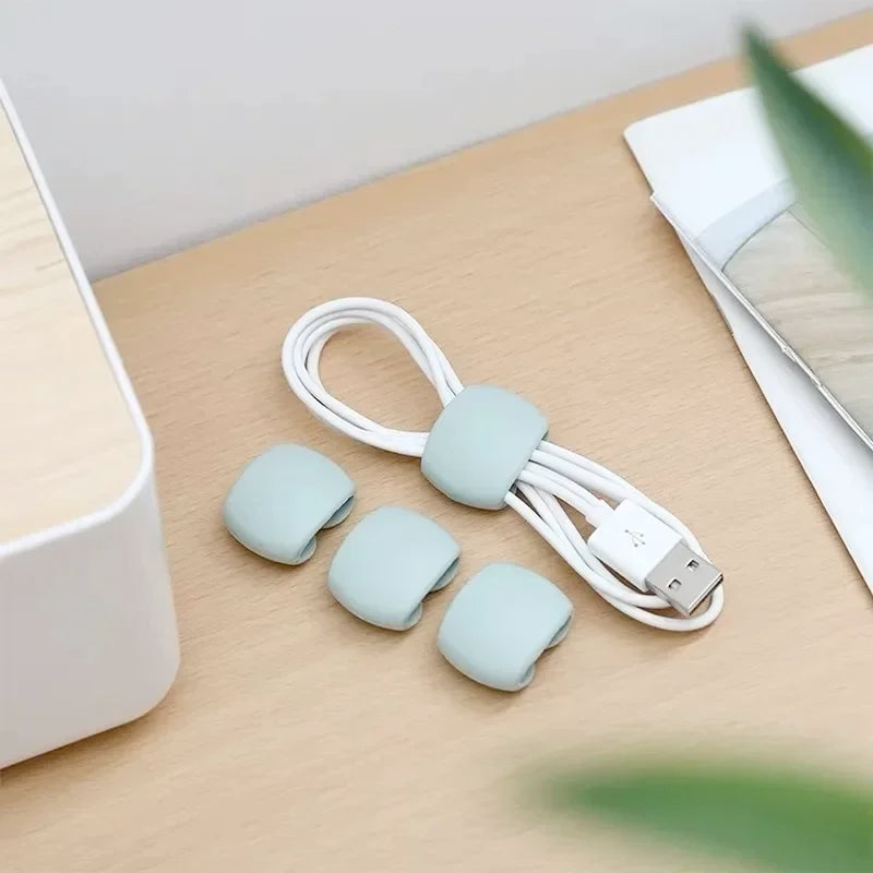 Clip Fermacavi Silicone