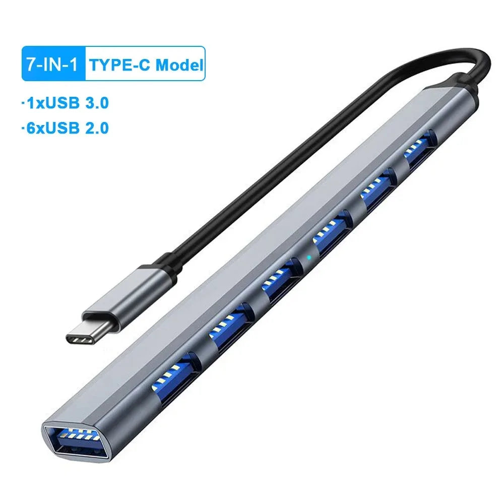 LCShopTech | KEBIDUMEI HUB USB-C 8 in 2 – Dock 5Gbps con SD, TF e Audio