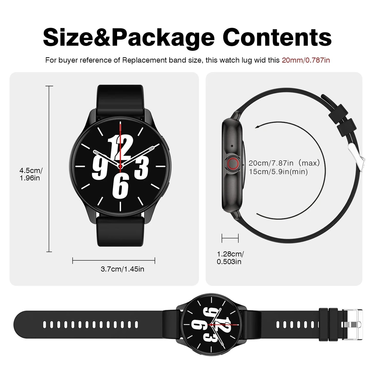 Smartwatch HOMEFISH 1.28