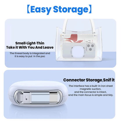 LCShopTech | Cavo USB-C 100W Retrattile – Ricarica Rapida e Dati