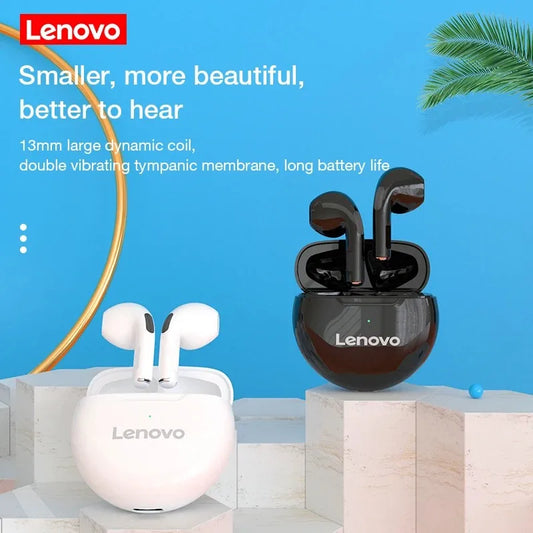 Lenovo HT38 TWS Bluetooth Earphone Mini Wireless Earbuds with Mic for iPhone Xiaomi Sport Waterproof 9D Stere Headphone