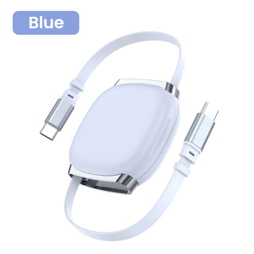 LCShopTech | Cavo USB-C 100W Retrattile – Ricarica Rapida e Dati