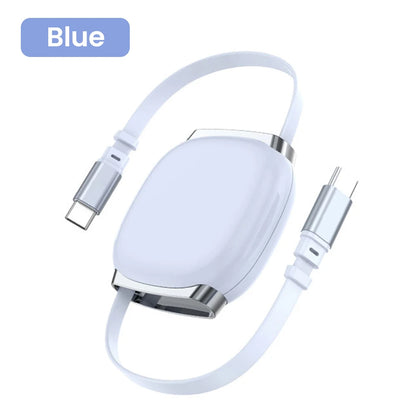 LCShopTech | Cavo USB-C 100W Retrattile – Ricarica Rapida e Dati