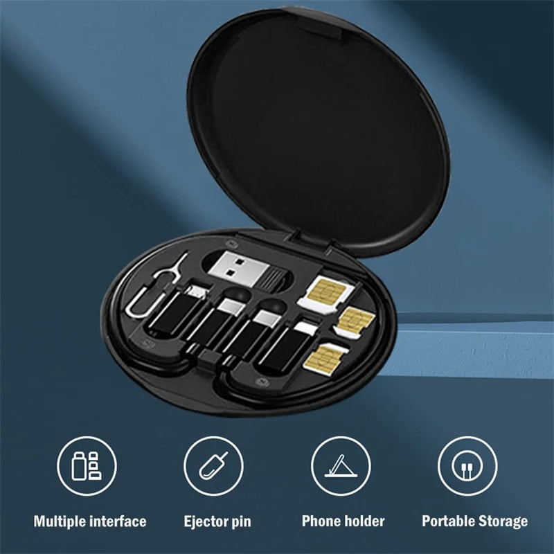 LCShopTech | Kit Cavo Multifunzionale 60W USB-A – Box Organizer Universale