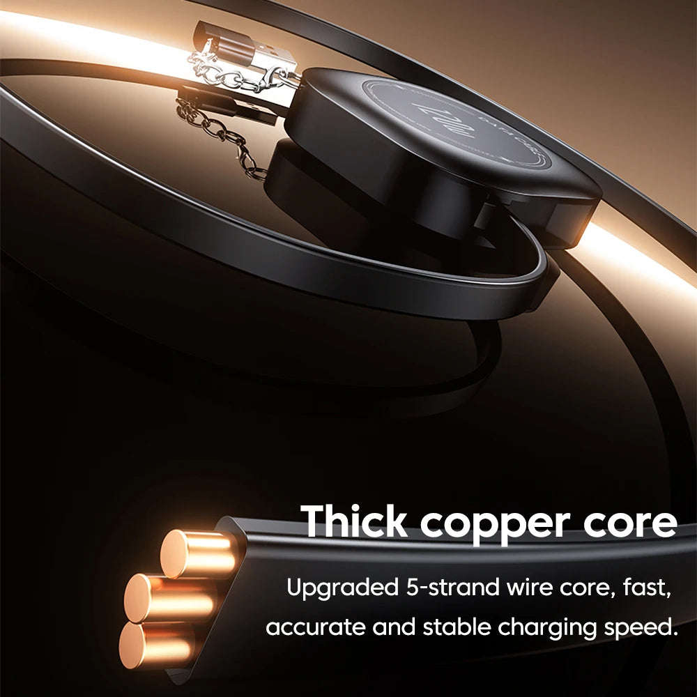 LCShopTech | Cavo Retrattile 120W USB-C / iOS – Ricarica Rapida PD