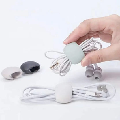 Clip Fermacavi Silicone