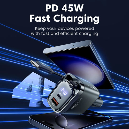 Caricatore Auto 105W 4 in 1