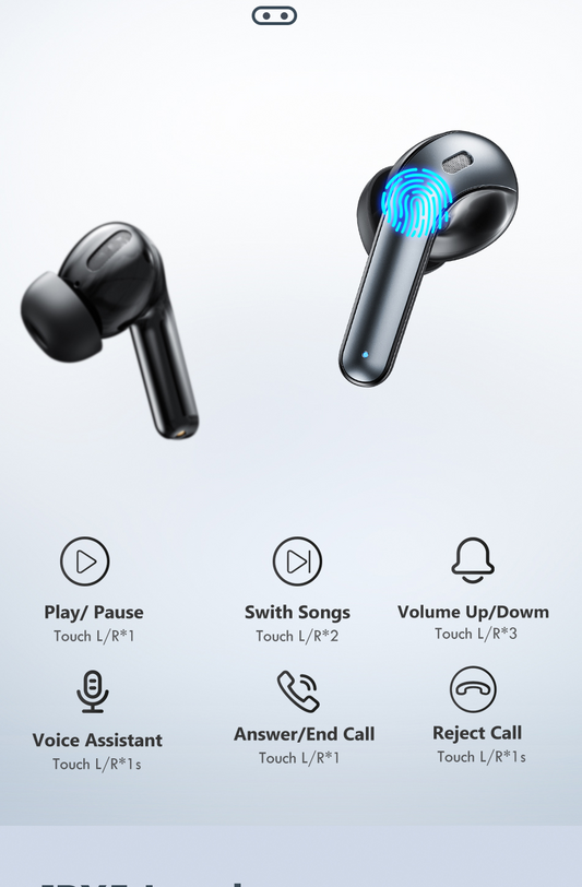 Auricolari LED TWS Cuffie Bluetooth 5.0 per Huawei iPhone