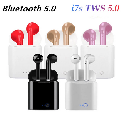 Auricolari Wireless TWS Bluetooth 5.0 i7s per iPhone Huawei Samsung