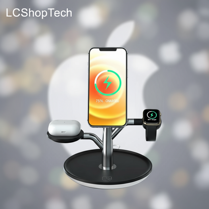 Supporto di Ricarica Wireless Universale per iPhone, Apple Watch e AirPods