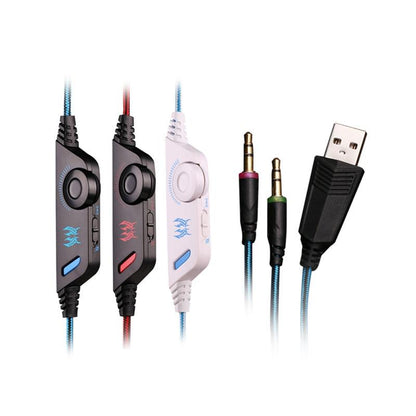 Cuffie da gaming Ninja Dragon Stealth G21Z con LED e vibrazione